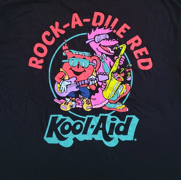 Mad😡 Engine Global🌎 LLC "Rock-A-Dile Red Kool-Aid" Graphic Tee👕 - NWT - Picture 3 of 12